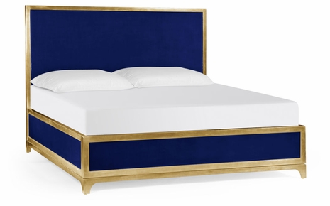 494864-CAK-GIL-PBN Jonathan Charles Alexander Julian Alexander Julian Cali King Bed (British Navy/Gold)