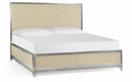 494864-CAK-SIL-LCH Jonathan Charles Alexander Julian Alexander Julian Cali King Bed (Camomile/Silver)