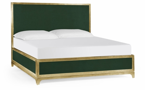 494864-USK-GIL-LFH Jonathan Charles Alexander Julian Alexander Julian Us King Bed (British Navy/Gold)
