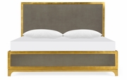 494864-USK-GIL-LST Jonathan Charles Alexander Julian Alexander Julian Us King Bed (Slate/Gold)