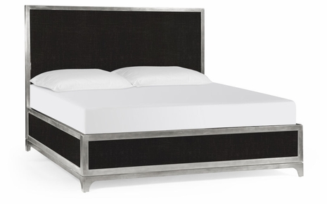 494864-USK-SIL-LCC Jonathan Charles Alexander Julian Alexander Julian Us King Bed (Charcoal/Silver)