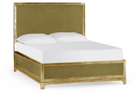 494864-USQ-GIL-LSH Jonathan Charles Alexander Julian Alexander Julian Us Queen Bed (British Navy/Gold)