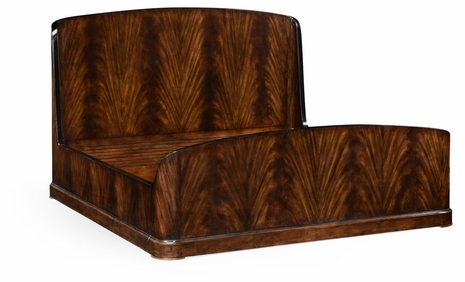 494874-USQ-BMA Jonathan Charles Knightsbridge Mahogany Biedermeier Bed (Us Queen)