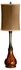 494964 Jonathan Charles Buckingham Mahogany And Ebonized Table Lamp