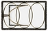 495031-BRO Jonathan Charles Hammered Antique Black Brass Sofa Drinks Table