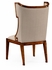 495047-SC-WAL-F001 Jonathan Charles Buckingham Greek Key Design Biedermeier Walnut Side Chair