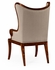 495051-AC-WAL-F001 Jonathan Charles Knightsbridge Walnut "Butterfly" Upholstered Armchair