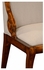 495051-SC-WAL-F001 Jonathan Charles Walnut "butterfly" upholstered side chair