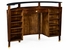 495069-BMA Jonathan Charles Knightsbridge Brown Mahogany Registration Desk (Small)