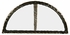 495088-BRO JC Modern Stiletto Bronze Hammered Pair Wall Bracket Tables