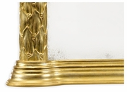 495145-WTG Jonathan Charles Versailles Carved And Water Gilded Gold Leaf Over Mantle Mirror