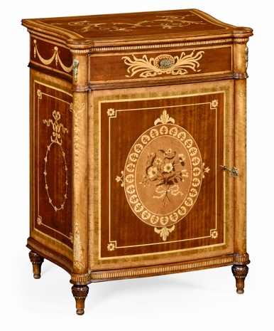 495158-LFT Jonathan Charles Signature Mahogany Cabinet (Left)