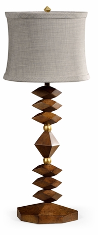 495358-CAW Jonathan Charles Camden Diamond Table Lamp