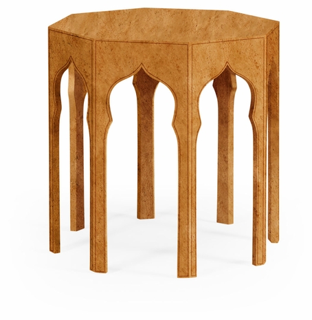 495372-WMB Jonathan Charles Moroccan Side Table (Masur Birch Light)