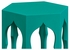 495374-ARB Jonathan Charles Hexagon lamp table (Aruba Blue)