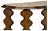 495386-RWL Jonathan Charles Demilune Console Table in Rustic Walnut