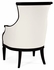 495432-BLA-L014 Jonathan Charles Kensington Upholstered Occasional Chair In Cream Leather