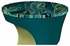 495511-TEP JC Modern Cosmo Teal Round Lamp Table