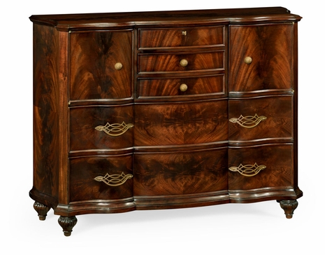495520-MAH Jonathan Charles Buckingham Large Chest Of Drawers