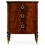 495571-MAH Jonathan Charles Buckingham Mahogany Bedside Chest Of Drawers