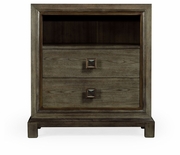 495650-LGC Jonathan Charles Nightstand in light grey chestnut