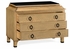 495652-NCO JC Modern Cosmo Chest Of Drawers In Natural Oak With Black India Marble Top