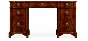 495656-MAH Jonathan Charles Buckingham Federal Style Mahogany Kneehole Desk