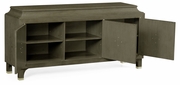 495669-SGO JC Modern Cosmo Three-Door Buffet In Pewter Oak