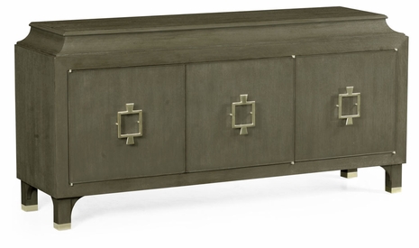 495669-SGO JC Modern Cosmo Three-Door Buffet In Pewter Oak
