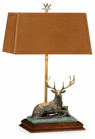 495761-DBR Jonathan Charles Cosmo Deer Table Lamp