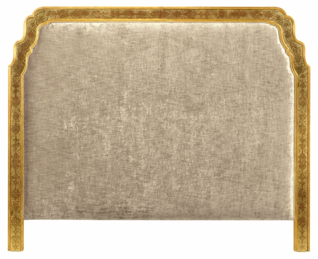 495817-USQ-GIL-F005 Jonathan Charles Us Queen Gold Eglomise Mirror