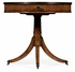 495831-LBM Jonathan Charles Brompton Drum Table With Reeded Edge
