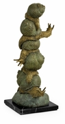 495844-DKB Jonathan Charles Dark Bronze Stacked Snails