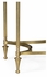 495926-SAD-BAS Jonathan Charles Curated Round Dark Santos & Brass Centre Table With Six Leg Base