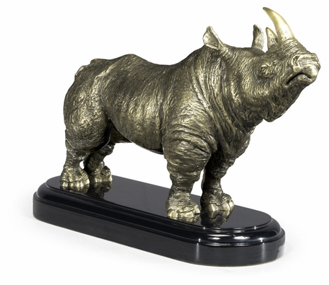 495949-DBR Jonathan Charles Antique Dark Bronze Rhino