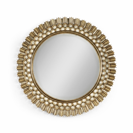 495984-48D-BGD Jonathan Charles 48" Berkley Burst Gilded Hanging Wall Mirror