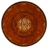499010-70D-BRW Jonathan Charles 70" Burl & mother of pearl round 70 3/4" dining table