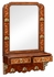 499395 Jonathan Charles Duchess Burl And Mother Of Pearl Inlaid Hall Mirror