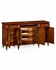 499416 Jonathan Charles Duchess Burl And Mother Of Pearl Inlaid Glazed Display And Entertainment Cabinet (Wood Door) with Burr Walnut Light - Nc High Lustre On Veneer Finish