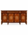 499416 Jonathan Charles Duchess Burl And Mother Of Pearl Inlaid Glazed Display And Entertainment Cabinet (Wood Door) with Burr Walnut Light - Nc High Lustre On Veneer Finish