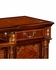 499416 Jonathan Charles Duchess Burl And Mother Of Pearl Inlaid Glazed Display And Entertainment Cabinet (Wood Door) with Burr Walnut Light - Nc High Lustre On Veneer Finish