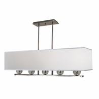 F-4995 Framburg 5-Light Polished Nickel Glamour Chandelier