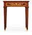 499506-MAM-MOP Jonathan Charles Regency Mahogany Side Table With Mother Of Pearl & Marquetry