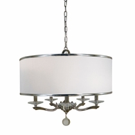 F-4996 Framburg 5-Light Polished Nickel Glamour Chandelier