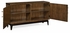 500011-GBP JC Modern Eclectic Chestnut Cabinet With Textured Bronze Antique Rub-Through Doors