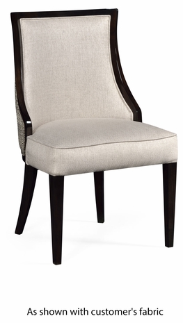 500019-SC-EDG-FCOM JC Modern Eclectic Dining Side Chair, Upholstered In Com