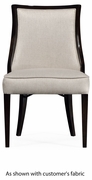 500019-SC-EDG-FCOM JC Modern Eclectic Dining Side Chair, Upholstered In Com