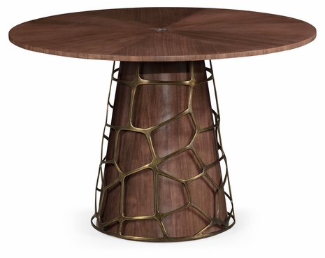 500028-48D-LNW JC Modern Langkawi Circular 48" Diameter Dining Table