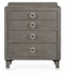 500064-SGO Jonathan Charles Small Pewter Oak Chest of Drawers