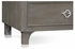 500064-SGO Jonathan Charles Small Pewter Oak Chest of Drawers